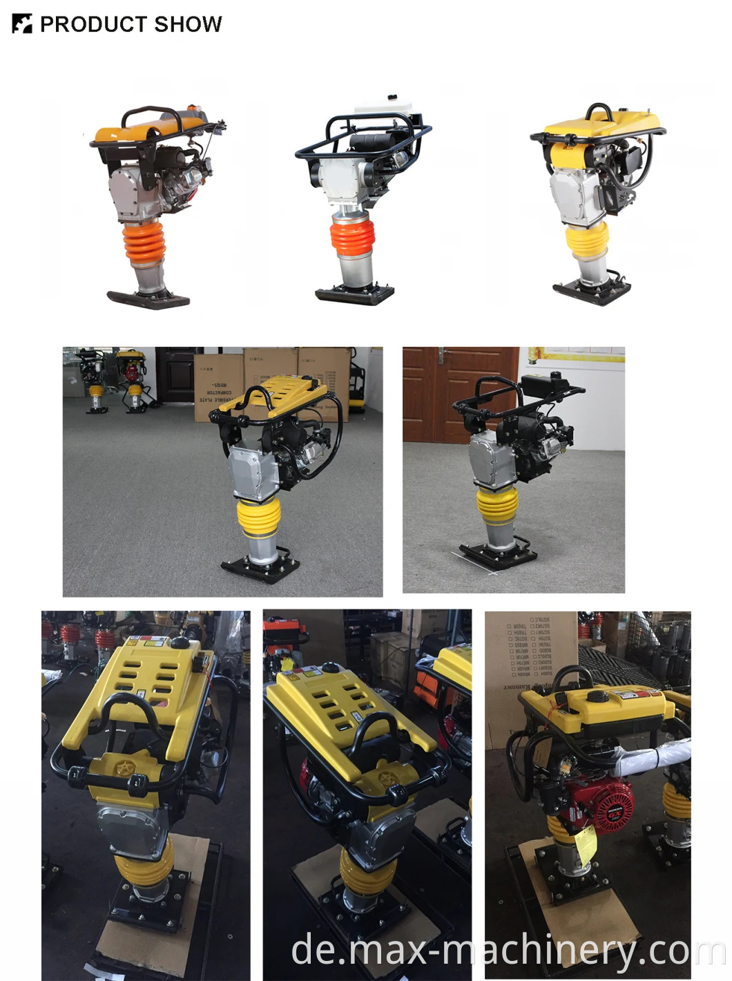 2022 Neues Hot China Hot Sales Diesel Tamping Rammer Compactor Lieferanten OEM Factory